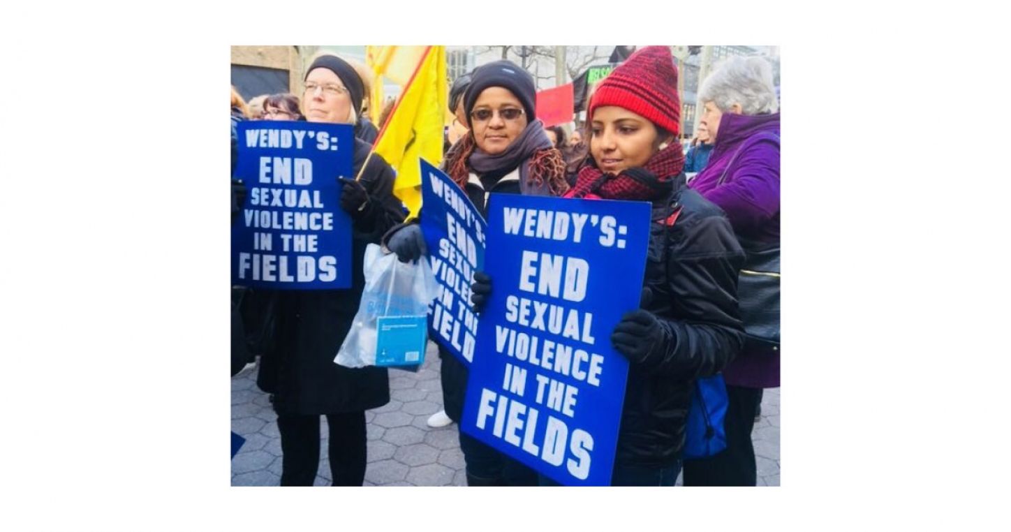 NYC march in support of Immokalee farm workers on 15 March