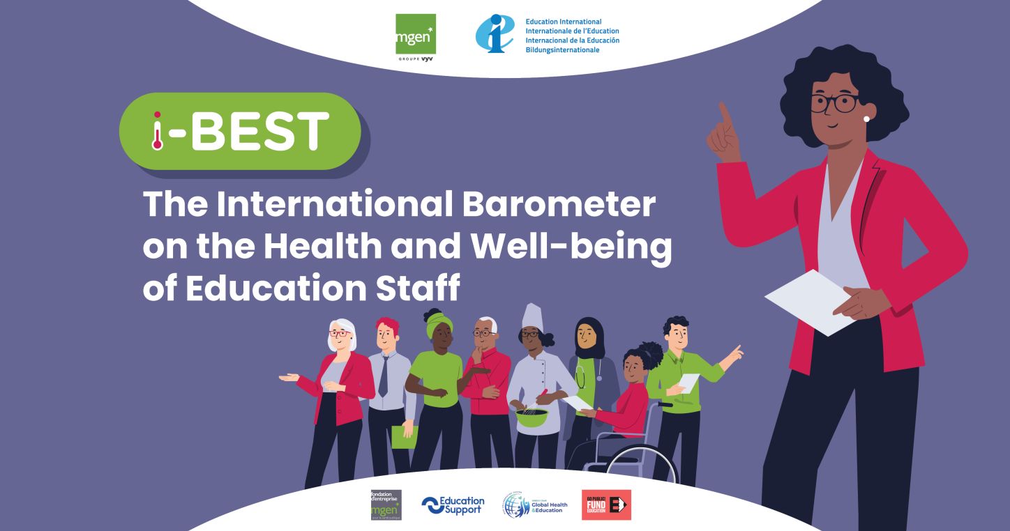 Educators’ health and well-being in the spotlight: Education International and MGEN launch third edition of I-BEST survey