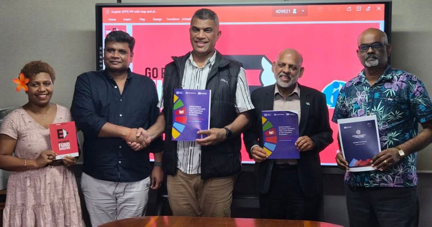 Mr Agni Deo Singh is second from the right.
