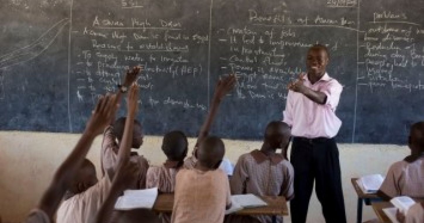 A teacher in Kenya. Photo: Karel Prinsloo/ARETE/UNESCO