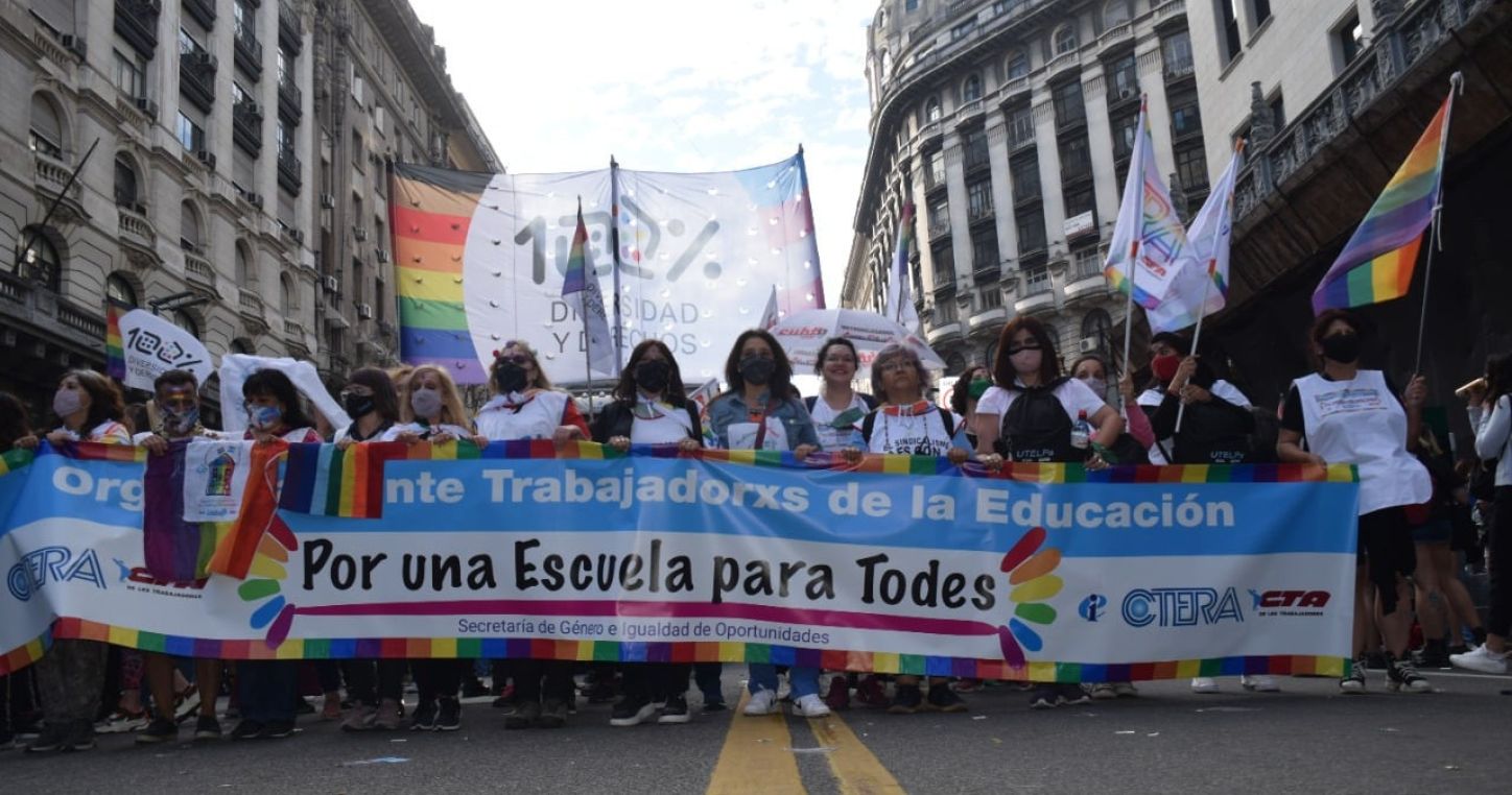Marcha del Orgullo, 2021, Argentina (Photo: CTERA)
